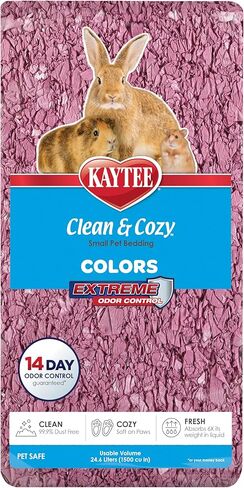 Kaytee Clean & Cozy Colors, Small Animal Bedding with Extreme Odor Control, Kaleidoscope, 24.6 Liters in Kuwait