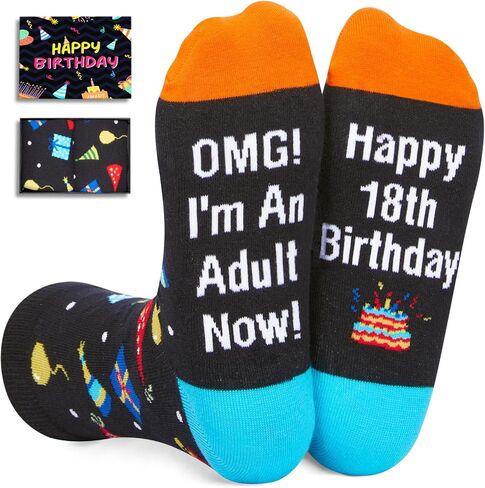 Zmart 12th Birthday Gifts for Girls - Socks for Tween Girls Age 12, Presents for 12 Year Old Kids With Beaded Bracelets in Saudi Arabia