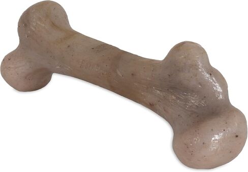 Pet Qwerks Dinosaur BarkBone - Nylon Dog Bone for Aggressive Chewers - Steak Flavor - 6.5" in Kuwait