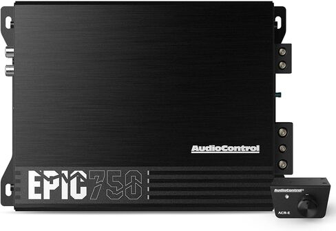 AudioControl EPIC750 Epic Series 750 Watt Compact Monoblock Car Audio Subwoofer Amplifier, Class D, Epic Boost, Subsonic Filter, Low Pass Filter, ACR-E Remote Bass Knob, Epicenter Link in Kuwait