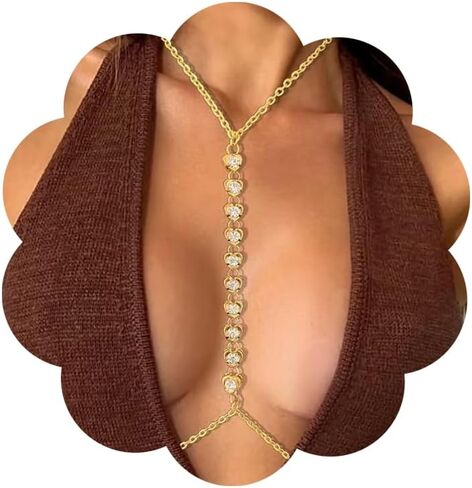سلسلة حمالة صدر الحج هياء للنساء المثيرات المثيرة لسلسلة الخصر بيكيني سلسلة المجوهرات الجسم in Kuwait