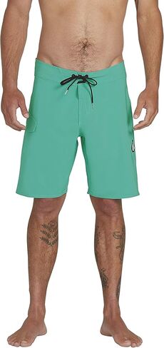 Volcom Men's Standard Lido Solid 16" Swim Surf Trunk, Mysto Green in Saudi Arabia