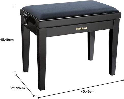 Roland (RPB-220PE-US Piano Benches,Black & KSC-70 Electronic Keyboard Stand for FP-30, Black in Saudi Arabia
