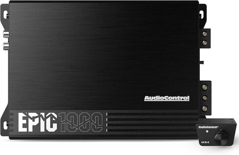 AudioControl EPIC1000 Epic Series 1000 Watt Compact Monoblock Car Audio Subwoofer Amplifier, Class D, Epic Boost, Subsonic Filter, Low Pass Filter, ACR-E Remote Bass Knob, Epicenter Link in Kuwait