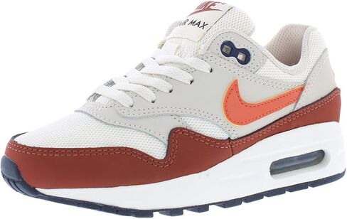 Nike Air Max 1 Big Kids 'Shoes (DZ3307-110 ، Sail/Mars Stone/Desert Sand/Vintage Coral) الحجم 4.5 in Saudi Arabia