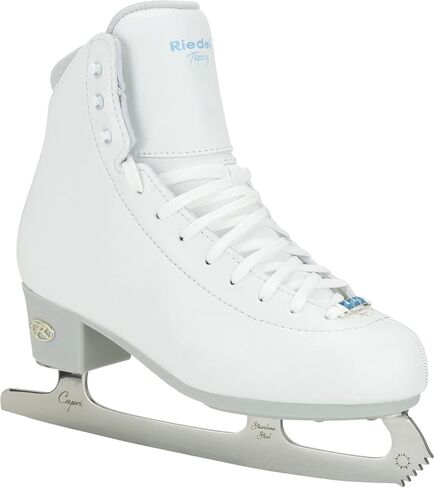Riedell Skates - Topaz Junior Ice Skates - Competitive Figure Ice Skates with Stainless Steel Capri Blade in Kuwait