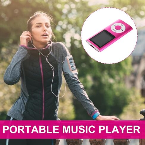 Homoyoyo Mp3 مشغل موسيقى محمول مشغل موسيقى Mp3 مشغل أقراص مضغوطة مشغل فيديو مشغل أقراص مضغوطة عارض صور محمول مشغل موسيقى Mp4 مشغل Mp4 مع تشغيل USB Mp3 رقم الطالب مشغل Mp3 وردي in Kuwait