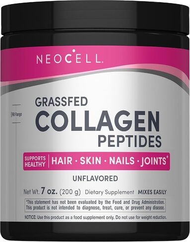 NeoCell Super Collagen Peptides, Grass-Fed Collagen Types 1 and 3, Unflavored, 21.2 Ounces (Package May Vary) in Saudi Arabia