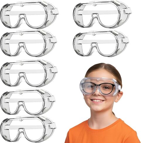 7 Pieces Kids Safety Goggles,Kids Science Goggles Safety Glasses Protection Kids Eye Goggles Protection Goggles for Boys and Girls in Saudi Arabia