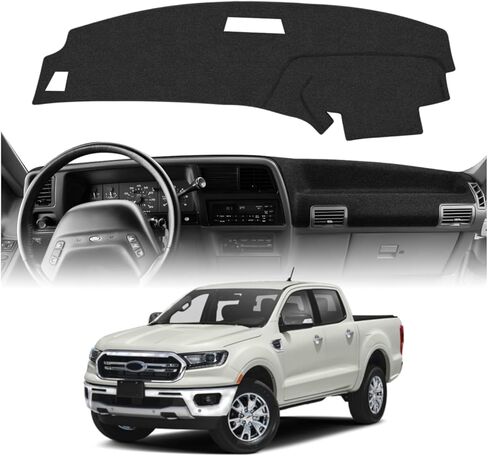Cartist Dash Cover Fit for Ford Ranger 1989-1994,1991-94 Ford Explorer,1991-94 Mazda Navajo,1989 1990 Ford Bronco II,1994 Mazda B2300 B3000 B4000,Non-Slip Carpet Sunshield Glare UV Rays Protector in Kuwait