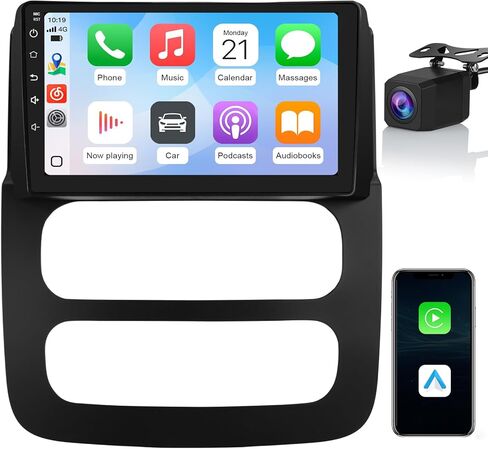 Android 13 Car Radio Stereo for Dodge RAM 2002-2005 with Wireless CarPlay Android Auto Backup Camera in Kuwait
