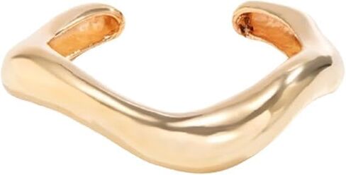 Chunky Gold Bangle Bracelets Thick 14K Gold Bracelet ​Adjustable Twist Cuff Bracelet Bangle Classical Fashion Summer Jewelry for Women in Kuwait