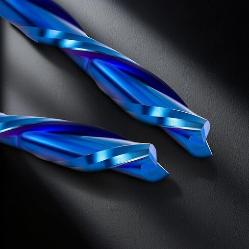 HQMaster لقمة قطع 1/8 بوصة ساق لأسفل لولبية CNC لقم التوجيه نهاية مطحنة كربيد التنجستين مجموعة 5 قطع (3.175 مم) in Kuwait