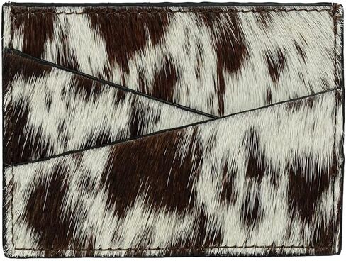 محفظة ميرا باغ برودواي النسائية - محافظ من جلد البقر باللونين الأسود والأبيض للنساء، حامل بطاقة الائتمان للنساء، محفظة صغيرة للنساء، محفظة مدمجة للمرأة in Kuwait