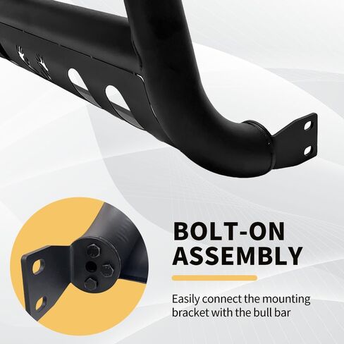 Maxdom Bull Bar Pitment for Chevy Colorado/GMC Canyon Pickup Truck (2015-2022 ، Black) in Kuwait