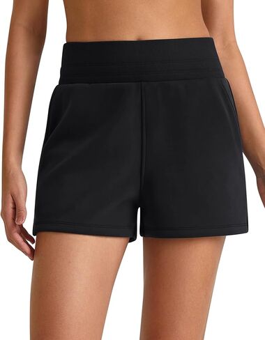 G4Free Smoofit Modal Soft Sweat Shorts for Women High Waist Athletic Shorts for Summer Casual Relaxed with Pockets in Kuwait