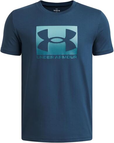 Under Armour Boys' Boxed Logo Short Sleeve T Shirt in Saudi Arabia