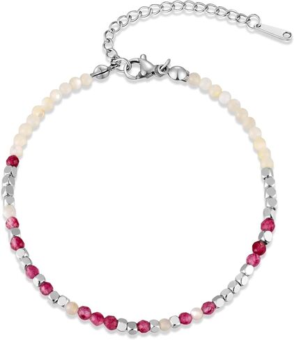 Be Kind Morse Code Bracelet For Women, Adjustable White Natural Stone Amethyst Beading Inspirational Bracelets With Hidden Message Fashion Motivational Gift Jewelry in Kuwait