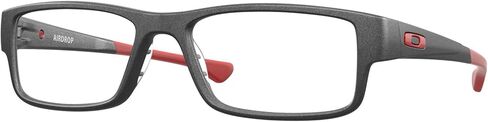 Oakley Men's OX8046 Airdrop Square Prescription Eyewear Frames, Matte Blue Steel/Demo Lens, 55 mm in Saudi Arabia