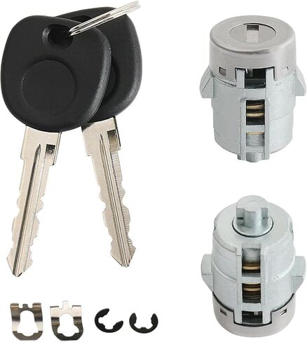 Door Lock Cylinders & Keys for Exterior Door Handle 13590041 Compatible with 2014-2024 Chevy Chevrolet Silverado Suburban Tahoe Colorado, GMC Sierra Yukon, Cadillac Escalade in Saudi Arabia