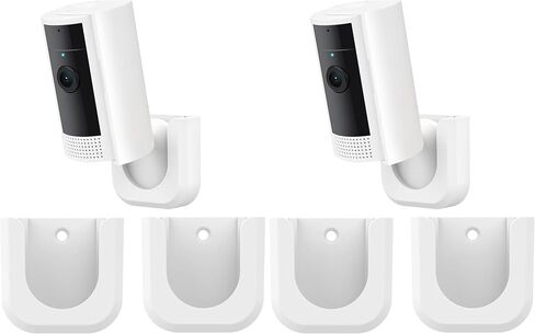 Adhesive Wall Mount Bracket for Ring Indoor Cam(1st Gen and 2nd Gen), Strong Adhesive Durable Camera Mount Stand for Ring Indoor Camera, Two Ways Installation Easy to Install (2 Pack) in Kuwait