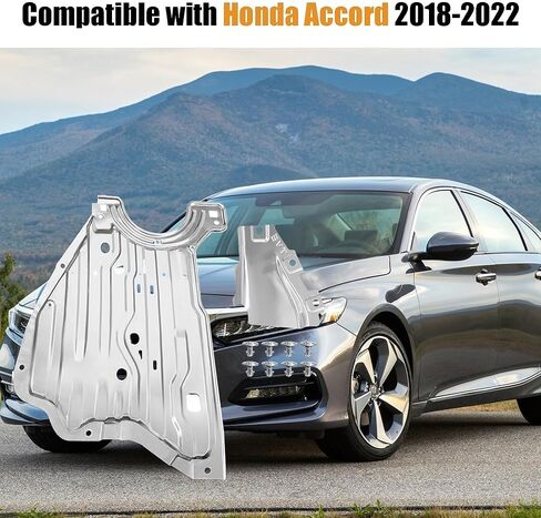 Engine Splash Guard Shield Under Car Shield Cover Compatible with Honda Accord 2018 2019 2020 2019 2022 Replace 74116TVAA00 74116-TVA-A00 Engine Splash Guard,Aluminum Engine Case Guard in Kuwait