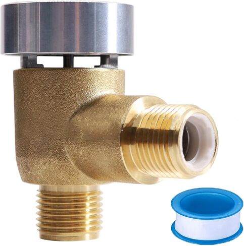 RV Vacuum Breaker Check Valve,571-VAC-CHK-A Camper RV Black Tank Check Valve,Replace Leaking Vacuum Breaker on Black Tank System,Protect Freshwater From Backflow,Fix Loud Noise & Wet Floor in Saudi Arabia