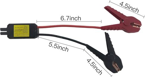 Megawise Smart Jump Starter Clamps ، Automotive Booster Clamp Cables Clamps Clamps مع شاشة LCD ذكية لبداية سيارات 12V والعديد من العلامات التجارية الأخرى in Kuwait