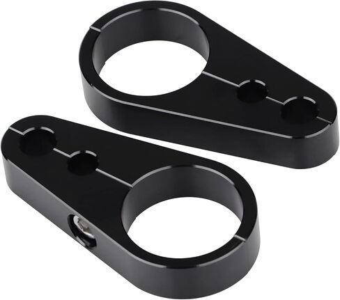 Chrome 1 1/4" Handlebar Clutch Cable Clip Brake Line Clamp for Harley Dyna Softail Touring Electra Glide in Saudi Arabia