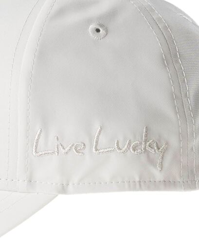 Black Clover Women's Standard Hollywood 22 Adjustable Hat, White Hat/3D White Metallic Clover in Saudi Arabia