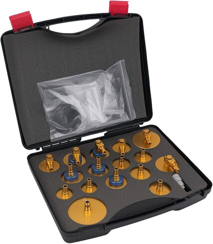 maXpeedingrods Brake Bleeder Wrench Set, 7/8/9/10/11/12 mm 12 Point Brake Bleeding Spanner with Adapter Sockets, Oil Drain Hose, Non-Return Check Valve 7pcs in Saudi Arabia