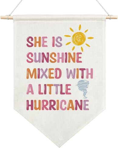 AGMDESIGN We Can Do Hard Things Canvas Hanging Pennant Flag Banner, Inspirational Home Office Decor, School Therapy Classroom Kids Room Nursery Canvas Flag Decor, Positive Gifts for Coworker Teen in Saudi Arabia