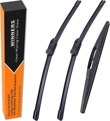 مجموعة كاملة من الأمامية والخلفية أدوات شفرة ممسحة من الزجاج الأمامي لعام 2023-2025 هوندا CR-V | مجموعة استبدال OEM المكونة من 3 قطع in Kuwait
