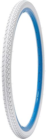 yunscm 2-pcs 26 "إطارات الدراجة على الطريق 26x1.50/36-559 و 26" أنابيب الدراجة الثقيلة صمام Schrader متوافق مع 26x1.5 26 × 1.50 26x1.50 إطارات الدراجات والأنابيب (White Y-1054) in Kuwait