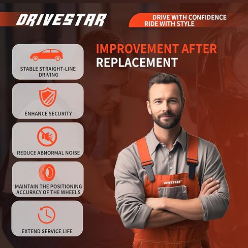 Drivestar 2PCS K500004 Front Ball Noints ، Fit 2003 2004 2005 2006 2007 2008 2008 2010 2011 for Honda Element يستبعد SC spor in Kuwait