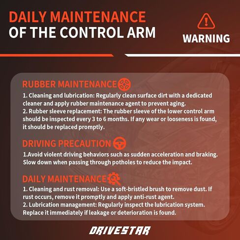 Drivestar 2PCS K500004 Front Ball Noints ، Fit 2003 2004 2005 2006 2007 2008 2008 2010 2011 for Honda Element يستبعد SC spor in Kuwait