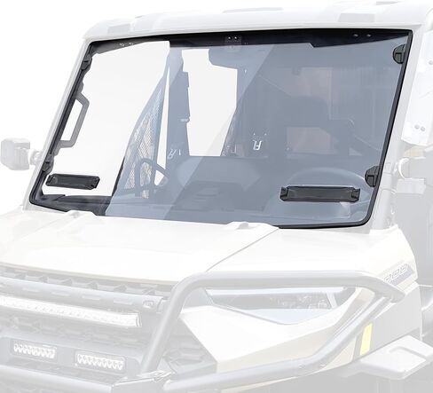 Sautvs واضحة النصف الأمامي من الزجاج الأمامي لـ Ranger XP 1000 17-25 ، PC متين للتربة خفيفة نصف الزجاج الأمامي لـ Polaris Ranger XP 1000 /900 / CREW / DIESEL 2017-2025 Accessories ، استبدل #2883301 in Saudi Arabia