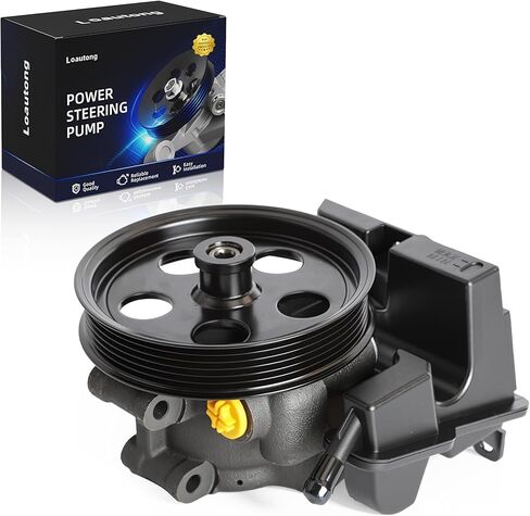 20-326 Power Steering Pump with Pulley Reservoir fit for Ford Focus 2006-2011, fit for Ford Transit Connect 2010-2011, for 2.0L 2.3L 2.5L Gas, Replace 20326 6S4Z3A674A 7S4Z3A674A Power Assist Pump in Kuwait