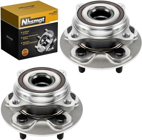 Front Wheel Hub Bearing Compatible with Trailblazer Envoy 2002-2009 Envoy XL 2002-2006 Rainier 2004-2007 Bravada 2002-2004 SSR 2003-2006 Envoy XUV Ascender 9-7x 6 Lug with ABS 513188 in Kuwait