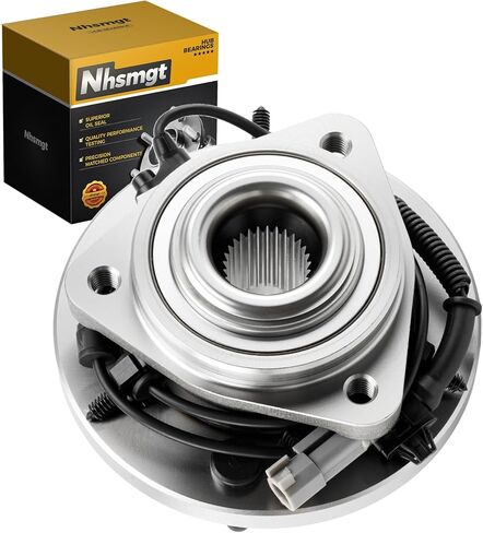 Front Wheel Hub Bearing Compatible with Trailblazer Envoy 2002-2009 Envoy XL 2002-2006 Rainier 2004-2007 Bravada 2002-2004 SSR 2003-2006 Envoy XUV Ascender 9-7x 6 Lug with ABS 513188 in Kuwait