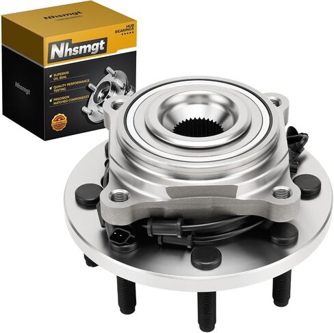 Front Wheel Hub Bearing Compatible with Trailblazer Envoy 2002-2009 Envoy XL 2002-2006 Rainier 2004-2007 Bravada 2002-2004 SSR 2003-2006 Envoy XUV Ascender 9-7x 6 Lug with ABS 513188 in Kuwait