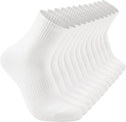 HAVE A TREE 6Pairs Womens Ankle Cotton Thin Gym Socks Running Crew Socks in Kuwait