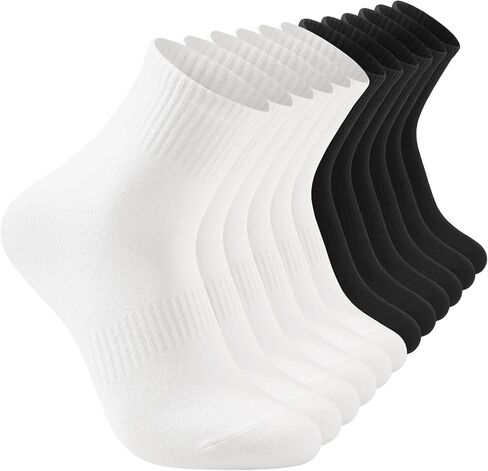 HAVE A TREE 6Pairs Womens Ankle Cotton Thin Gym Socks Running Crew Socks in Kuwait