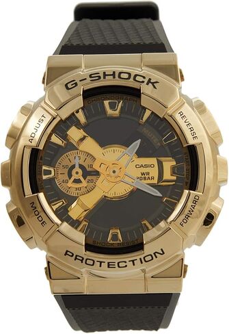 Casio G-Shock Full Metal Analog-Digital Black Gold Watch GM110BD-1A9 in Saudi Arabia