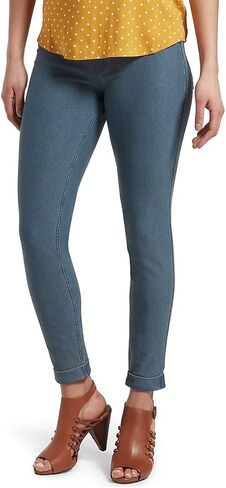 HUE Women's Essential Denim Jean Skimmer Leggings, Assorted in Saudi Arabia