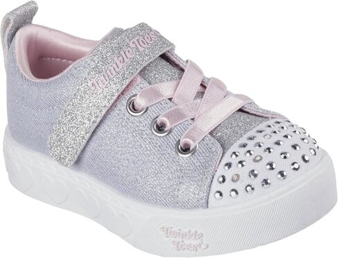 Skechers Girl's Heart Steps-Shimmer Sweetie Sneaker in Saudi Arabia