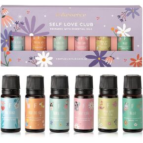 Folkulture Fall Essential Oils Set for Diffuser for Home | Set of 30 Pure Essential Oils | Diffuser Oil Scents - 100% Natural and Organic | Lavender, Vanilla, Patchouli, Peppermint, Rosemary in Kuwait