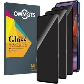 2+2 واقي شاشة للخصوصية لهاتف Samsung Galaxy A13 4G/5G (عبوتان) واقي شاشة أمامي خاص من الزجاج المقوى + (عبوتان) واقي عدسة الكاميرا، مضاد للخدش، [مضاد للتجسس] - أسود in Kuwait