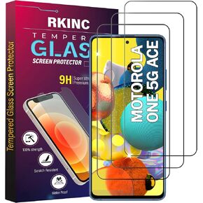 RKINC Screen Protector [3-Pack] for Motorola Moto G Pure, Tempered Glass Film Screen Protector, 0.33mm [LifetimeWarranty][Bubble-Free][Anti-Scratch][Anti-Shatter] in Kuwait