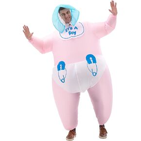 Inflatable Clown Costume Funny Blow up Handstand Clown Costume for Party Carnival Halloween Suit Fancy Dress in Saudi Arabia